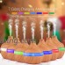 Eletric Wood Grain Ultrasonic Essential Oil Diffuser Cool Moisture Aroma Humidifier Electric Air Freshener with 7 Color Changing Nightlights for Home & Ofiice Light Wood - B07G7826DR